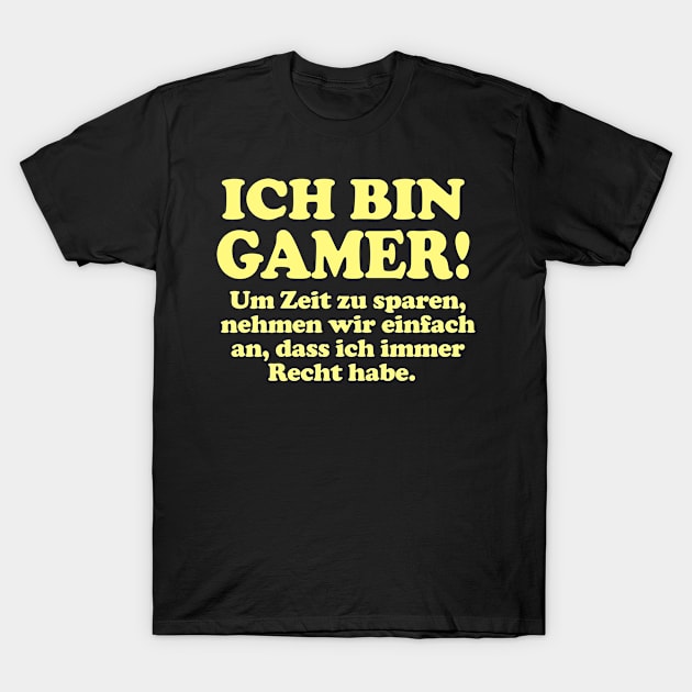 Gamer Saying T-Shirt by Realfashion